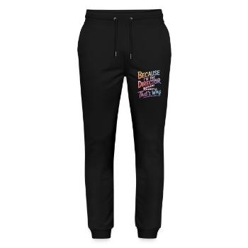 Filmmaker Film Director Cinematographer Film - Stanley/Stella Mover Unisex Organic Jogging Trousers - black - Front - Marisol (170cm) & Nik (191cm)
