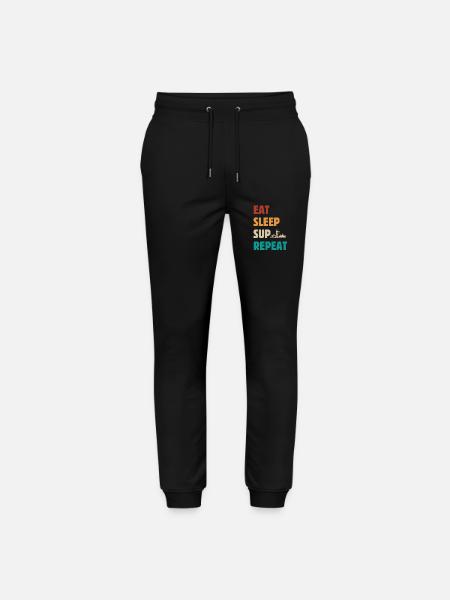 Eat Sleep SUP Repeat - Stanley/Stella Mover Unisex Organic Jogging Trousers - black