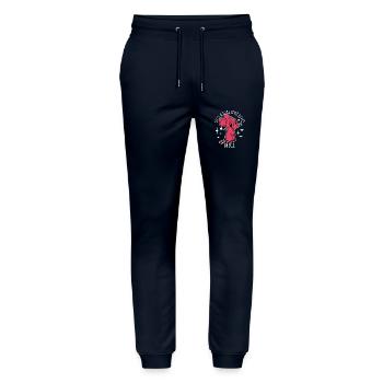 Just a girl who loves mice - Cartoon - Stanley/Stella Unisex Bio Jogginghose Mover  - Navy - Vorne - Marisol (170cm) & Nik (191cm)