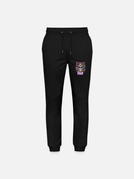 Mardi Gras - Carnival - Skull - Gift - Stanley/Stella Mover Unisex Organic Jogging Trousers - black