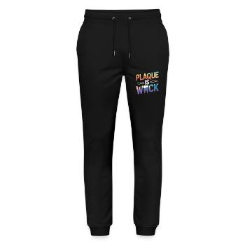Dentiste Assistant dentaire Dents - Pantalon de jogging bio MOVER Stanley/Stella unisexe - noir - Devant - Marisol (170cm) & Nik (191cm)