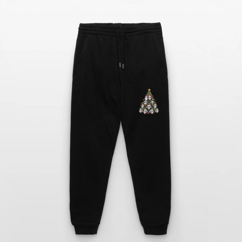 Weihnachtspanda - Ein festlicher Baum mit einem Stanley/Stella Unisex Bio Jogginghose Mover 