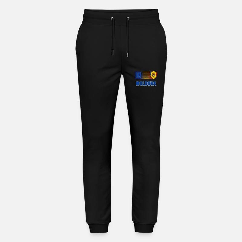 Moldavie - Pantalon de jogging bio MOVER Stanley/Stella unisexe - noir