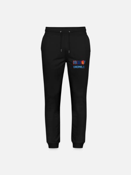 Mongolia - Stanley/Stella Mover Unisex Organic Jogging Trousers - black