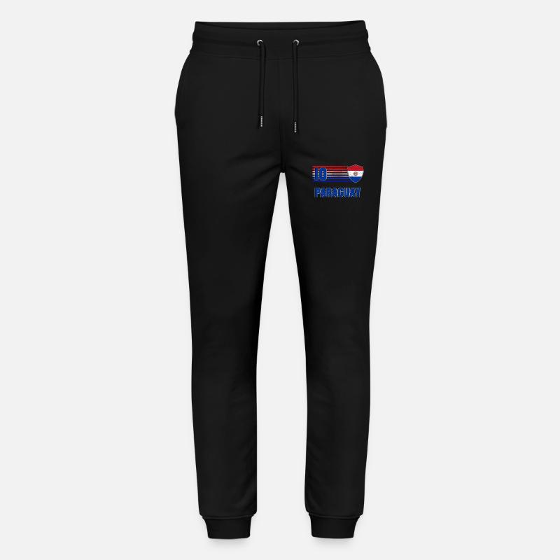 Paraguay - Stanley/Stella Unisex Bio Jogginghose Mover  - Schwarz