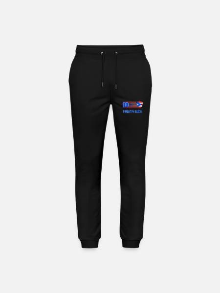 Puerto Rico - Stanley/Stella Mover Unisex Organic Jogging Trousers - black