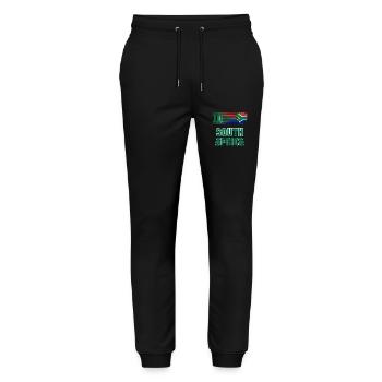 Afrique du Sud - Pantalon de jogging bio MOVER Stanley/Stella unisexe - noir - Devant - Marisol (170cm) & Nik (191cm)