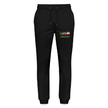 Somaliland - Stanley/Stella Unisex Bio Jogginghose Mover  - Schwarz - Vorne - Marisol (170cm) & Nik (191cm)