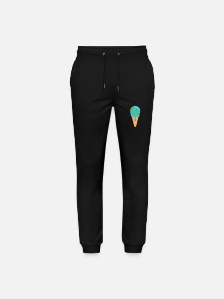 Melt ice earth - Stanley/Stella Mover Unisex Organic Jogging Trousers - black