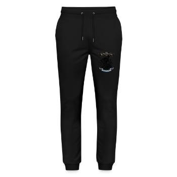 Kfz Mechatroniker Abschluss Mechatroniker Geschenk - Stanley/Stella Unisex Bio Jogginghose Mover  - Schwarz - Vorne - Marisol (170cm) & Nik (191cm)