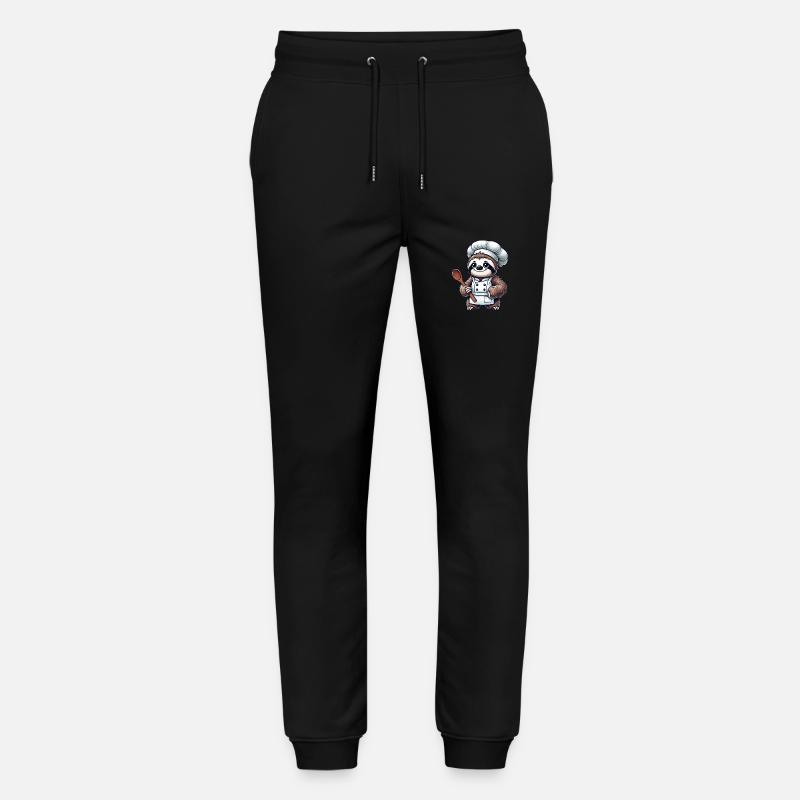 mignon paresseux Chef cuisine - Pantalon de jogging bio MOVER Stanley/Stella unisexe - noir