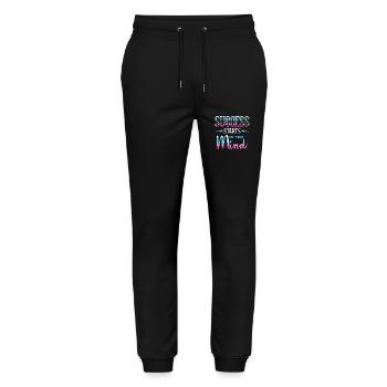 Success starts in the mind - Stanley/Stella Mover Unisex Organic Jogging Trousers - black - Front - Marisol (170cm) & Nik (191cm)