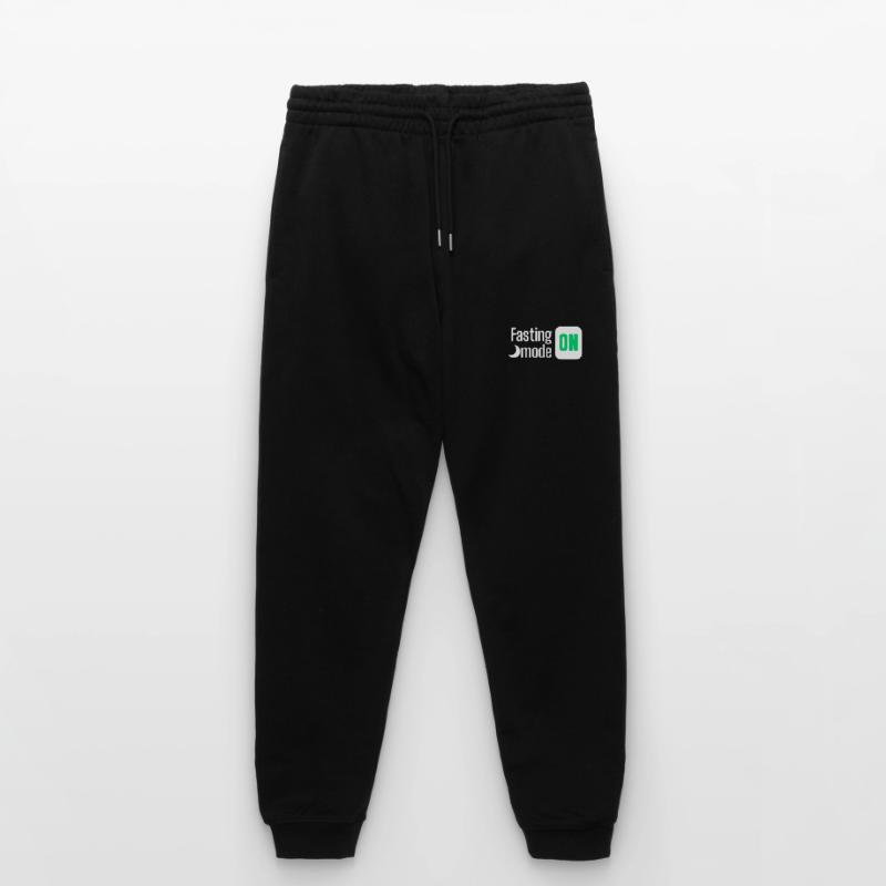 Fasting mode ON text design Stanley/Stella Mover Unisex Organic Jogging Trousers
