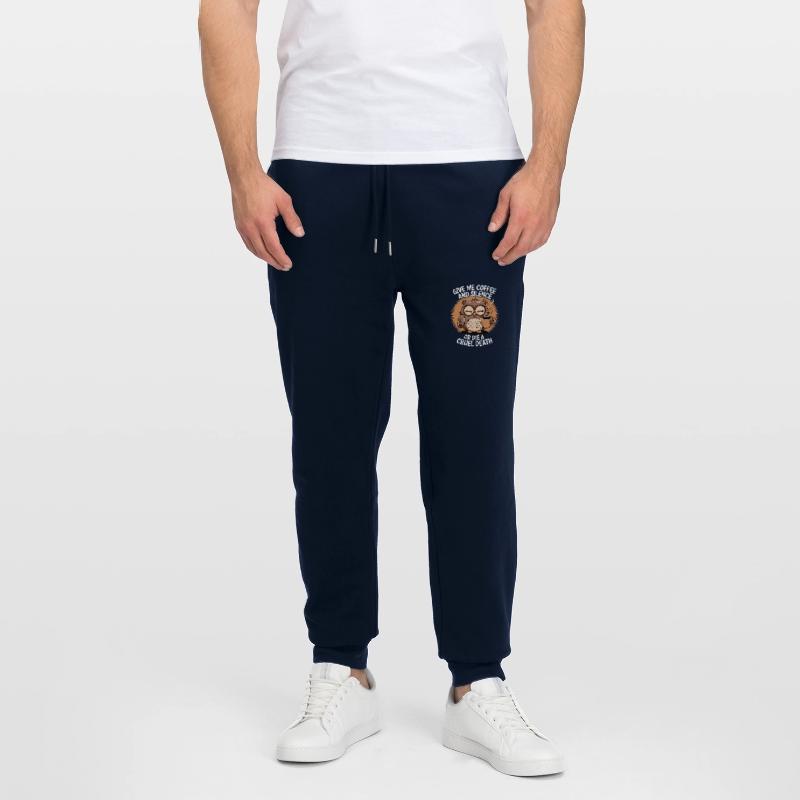 Kaffee Eule - geb mir Kaffee und Stille oder stirb Stanley/Stella Unisex Bio Jogginghose Mover 