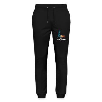 Me & My Followers – Dog Humor Design - Stanley/Stella Mover Unisex Organic Jogging Trousers - black - Front - Marisol (170cm) & Nik (191cm)