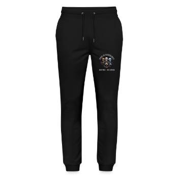 Radiology design funny skeletons radiologist saying - Stanley/Stella Mover Unisex Organic Jogging Trousers - black - Front - Marisol (170cm) & Nik (191cm)