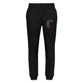 30 Birthday 30 years legendary since July 1993 - Stanley/Stella Mover Unisex Organic Jogging Trousers - black - Front - Marisol (170cm) & Nik (191cm)