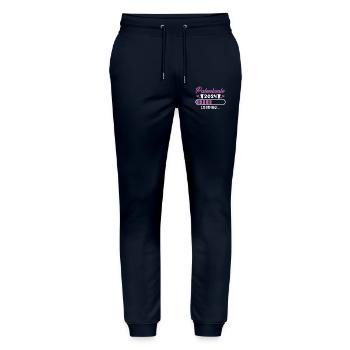 Patentante 2024 Loading Geschenke - Stanley/Stella Unisex Bio Jogginghose Mover  - Navy - Vorne - Marisol (170cm) & Nik (191cm)