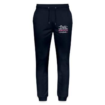 Femme La Copine Parfaite Amour Amitié Humour - Pantalon de jogging bio MOVER Stanley/Stella unisexe - marine - Devant - Marisol (170cm) & Nik (191cm)