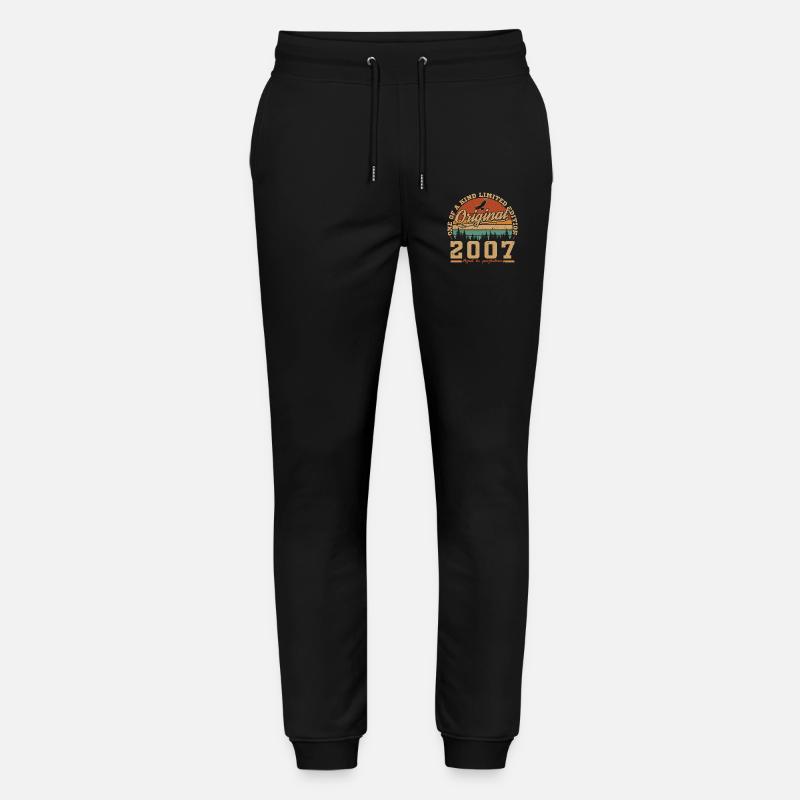 2007 6 - Stanley/Stella Unisex Bio Jogginghose Mover  - Schwarz