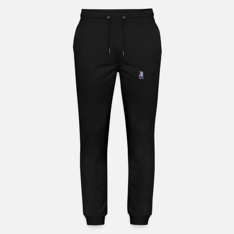 Einhorn Winter Comic - Stanley/Stella Unisex Bio Jogginghose Mover  - Schwarz