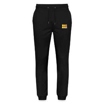 Holy Moly - - Stanley/Stella Unisex Bio Jogginghose Mover  - Schwarz - Vorne - Marisol (170cm) & Nik (191cm)