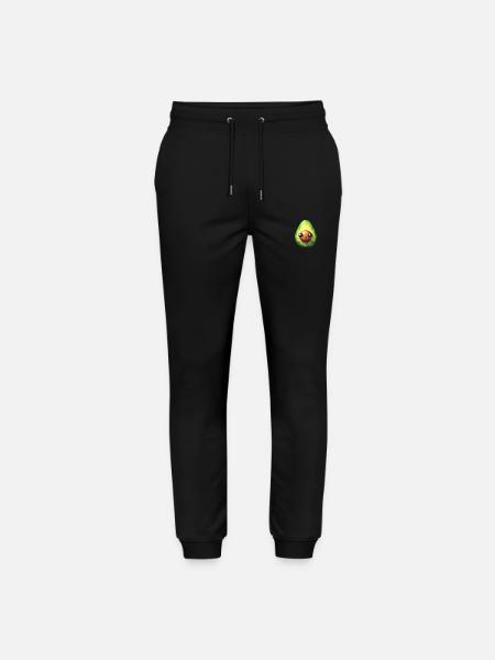Sweet Avocado Polygon - Stanley/Stella Mover Unisex Organic Jogging Trousers - black