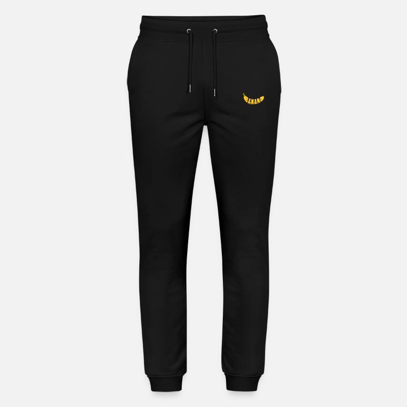 Banana - Stanley/Stella Unisex Bio Jogginghose Mover  - Schwarz