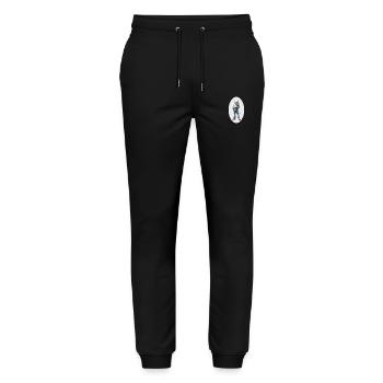 Wolf - Stanley/Stella Unisex Bio Jogginghose Mover  - Schwarz - Vorne - Marisol (170cm) & Nik (191cm)