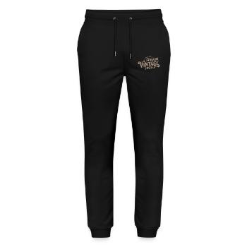U32 - Stanley/Stella Mover Unisex Organic Jogging Trousers - black - Front - Marisol (170cm) & Nik (191cm)