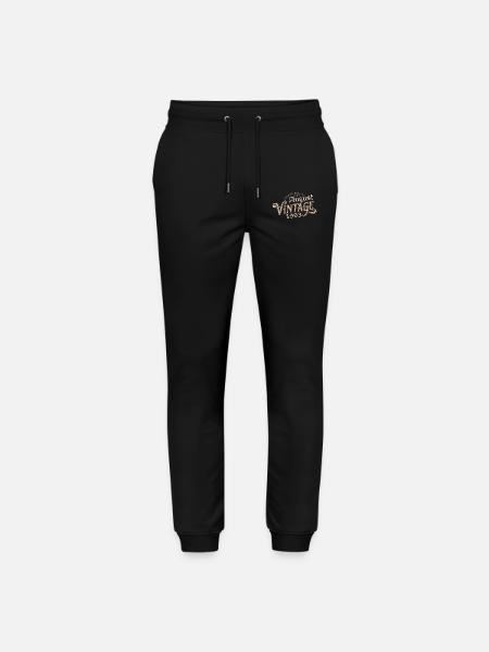 U32 - Stanley/Stella Mover Unisex Organic Jogging Trousers - black
