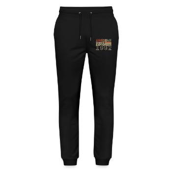 September 1982, birthday present September 1982 - Stanley/Stella Mover Unisex Organic Jogging Trousers - black - Front - Marisol (170cm) & Nik (191cm)