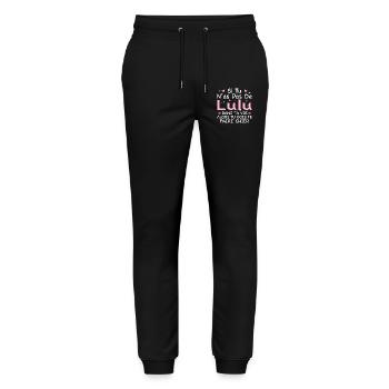 Wenn du kein Lulu Geschenk in deinem Leben hast - Stanley/Stella Unisex Bio Jogginghose Mover  - Schwarz - Vorne - Marisol (170cm) & Nik (191cm)