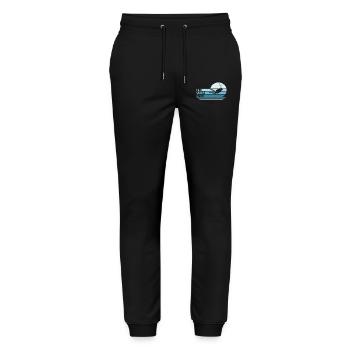 Eat Sleep dive - Stanley/Stella Mover Unisex Organic Jogging Trousers - black - Front - Marisol (170cm) & Nik (191cm)