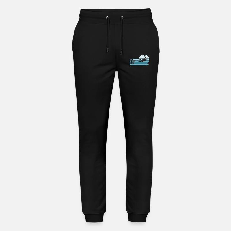 Eat Sleep dive - Stanley/Stella Unisex Bio Jogginghose Mover  - Schwarz