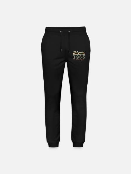 Original 1965 Vintage 1965 Birthday Retro 1965 - Stanley/Stella Mover Unisex Organic Jogging Trousers - black