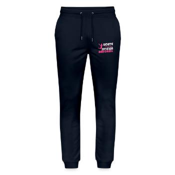Echte Mädchen spielen Handball - Stanley/Stella Unisex Bio Jogginghose Mover  - Navy - Vorne - Marisol (170cm) & Nik (191cm)