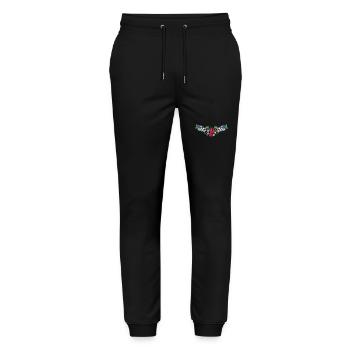 DALA-FLODA - Stanley/Stella Mover Unisex Organic Jogging Trousers - black - Front - Marisol (170cm) & Nik (191cm)