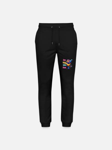 Fröhlicher Löwe - Stanley/Stella Unisex Bio Jogginghose Mover  - Schwarz