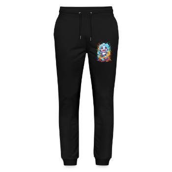 Requin - Pantalon de jogging bio MOVER Stanley/Stella unisexe - noir - Devant - Marisol (170cm) & Nik (191cm)