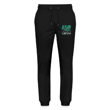 I'm not old I'm vintage - Stanley/Stella Mover Unisex Organic Jogging Trousers - black - Front - Marisol (170cm) & Nik (191cm)
