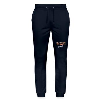 Love yourself - Stanley/Stella Unisex Bio Jogginghose Mover  - Navy - Vorne - Marisol (170cm) & Nik (191cm)