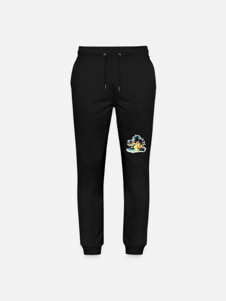 Caribbean Flair - Stanley/Stella Mover Unisex Organic Jogging Trousers - black