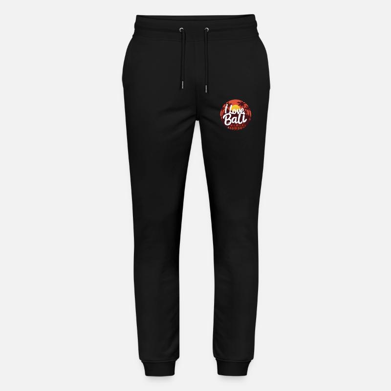 Coucher de soleil à Bali - Pantalon de jogging bio MOVER Stanley/Stella unisexe - noir
