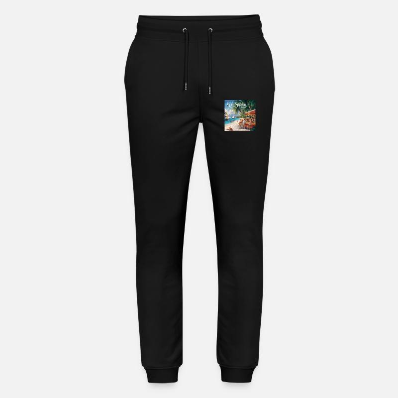 Koh Samui, Thaïlande - Pantalon de jogging bio MOVER Stanley/Stella unisexe - noir