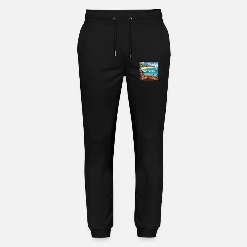 Koh Samui - Pantaloni da jogger unisex ed ecologici Mover di Stanley/Stella - nero