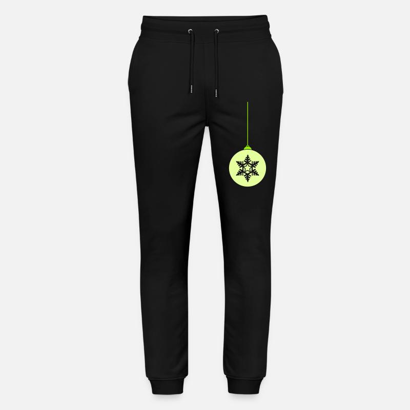 Weihnachtskugel Stern Christmas - Stanley/Stella Unisex Bio Jogginghose Mover  - Schwarz