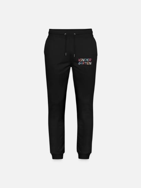 Lettering Kindergarten Toddlers - Stanley/Stella Mover Unisex Organic Jogging Trousers - black