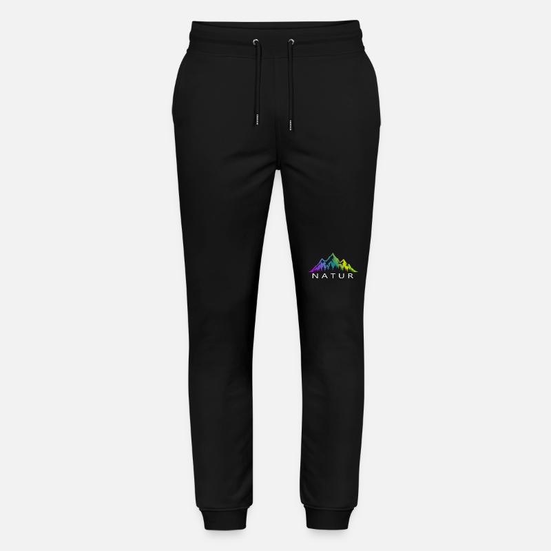 bunte Naturliebe - Stanley/Stella Unisex Bio Jogginghose Mover  - Schwarz