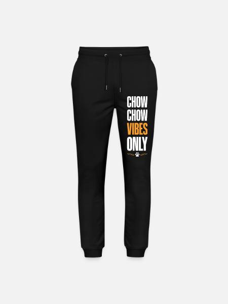 Chow Chow Vibes Only - Stanley/Stella Mover Unisex Organic Jogging Trousers - black